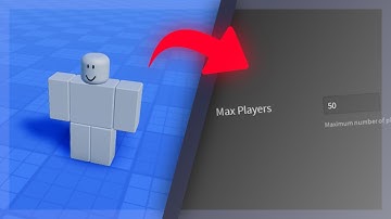 How to Change Max Players in Roblox Studio
