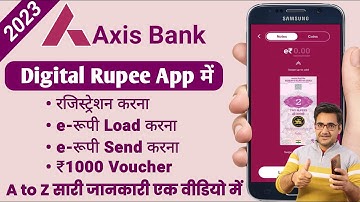 Axis Digital Rupee wallet Registration | How to sign in Axis Digital Rupee App