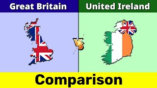 Great Britain vs United Ireland | United Ireland vs great Britain | Comparison | Data Duck