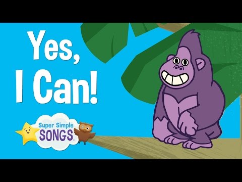 Resultado de imagen de Yes, I Can! | Animal Song For Children | Super Simple Songs
