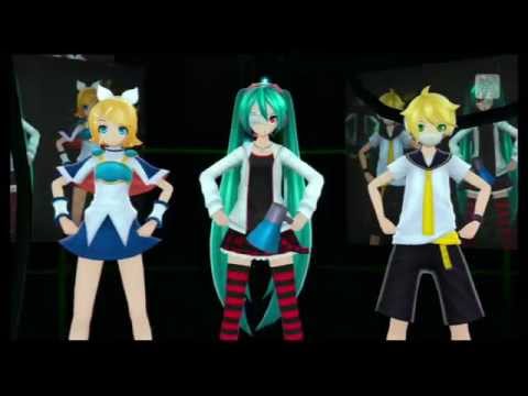 初音ミク Hatsune Miku 【秘密警察Secret Police (Game Version)】 Project DIVA F2nd EDIT PV（Miku,Len,Rin）
