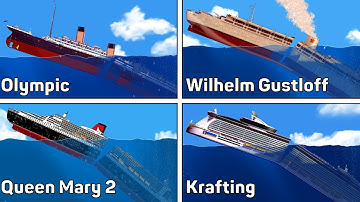 Famous Ships Sink Like Titanic (Part 5) | Floating Sandbox