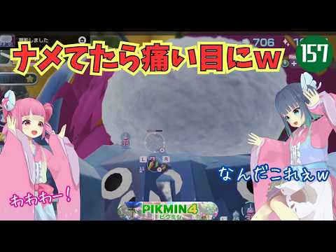 【ピクミン4】油断大敵!?のんびり散策してたら敵にボコボコにされたういむいゲーム実況！