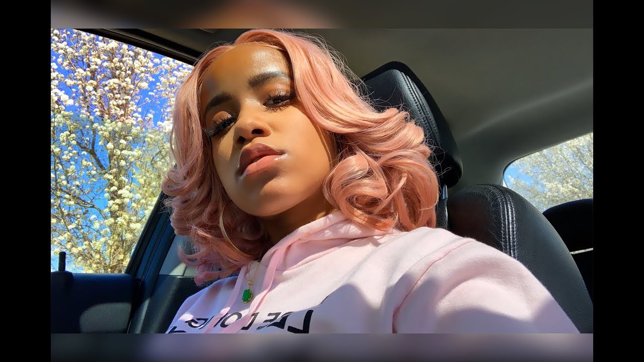 WATCH ME SLAY THIS PINK/ROSE GOLD WIG!