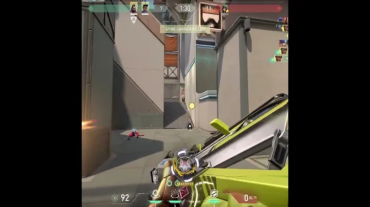 Accused of hacking for this one... #shorts #valorantclips #valorant