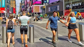 ⁴ᴷ⁶⁰ Walking Times Square Midtown Manhattan New York City 2020 (September 8, 2020)