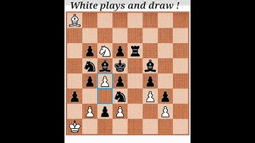 CAN YOU FIND THE DRAW FOR WHITE ?
