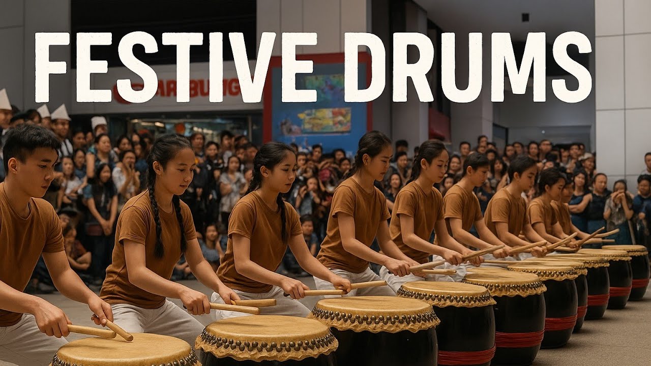 24 Festive Drums by CHSPJ Drum Team公教 二十四节令鼓表演 