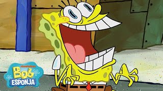 Bob Esponja | Bob Esponja no puede dejar de morder sus uñas  | Bob Esponja en Español