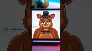 app ArtWorkout #fnaf #freddy #multiplayer #digitalart #challenge #teamwork #art #drawing