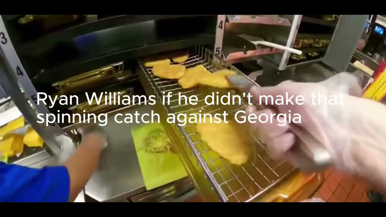 POV: Ryan Williams if he didn't make that spinning catch against Georgia