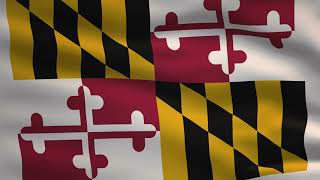 Maryland State Flag Animation USA 8k Flags of the World