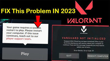 Fix Problem Valorant vanguard not initialized error code 57 CCBootCloud