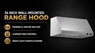 Biagio 36-Inch Wall Mounted Range (FRHWM5009-36)