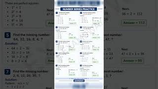 Number Series Practice #maths #math #mathematics #ssc #ssccgl