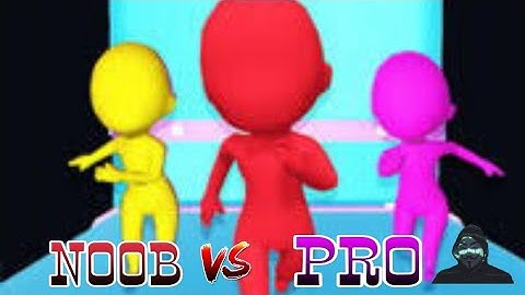 NOOB VS PRO IN FUN RACE 3D