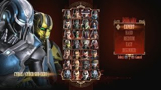 Mortal Kombat 9 - Expert Tag Ladder (Cyrax & Cyber Sub-Zero/3 Rounds/No Losses) screenshot 5