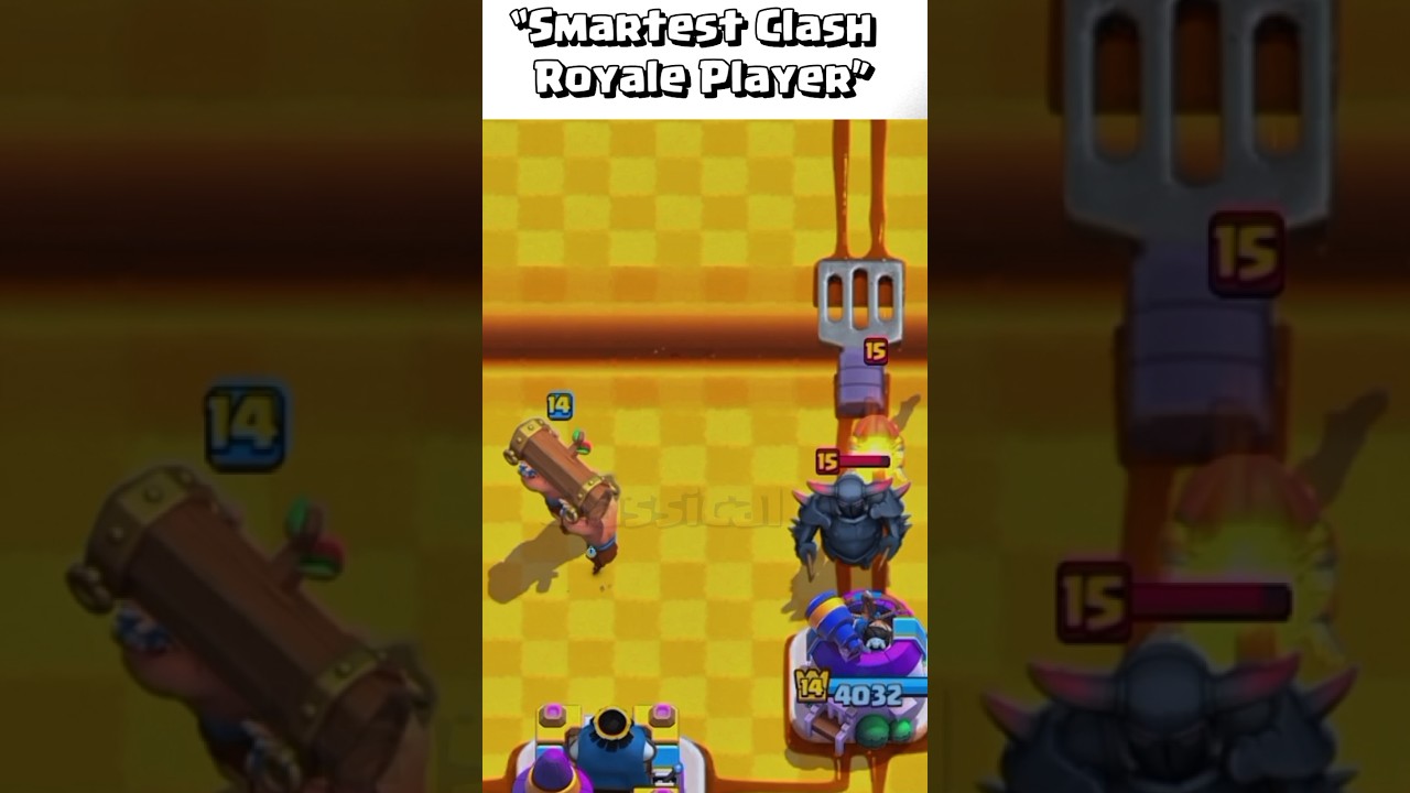 Smartest clash royale player compilation 💘