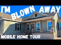 I'm blown away by this mobile home! Watch this Deer Valley triple wide mobile home tour.