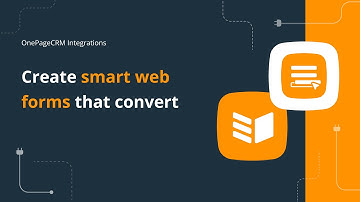 Create web forms for free (simple online form builder) | OnePageCRM