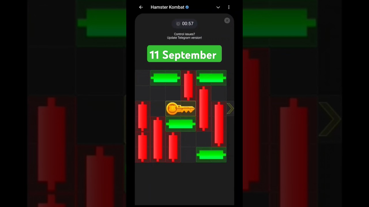 11 September Hamster Kombat Mini Game Solve Trick !! Mini game Crack Trick !! Mini Game Play Trick