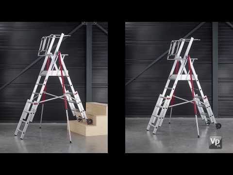 Altrex Rolguard Mobile Platform Ladder Youtube