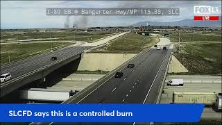 Fire Near Slc International Airport
