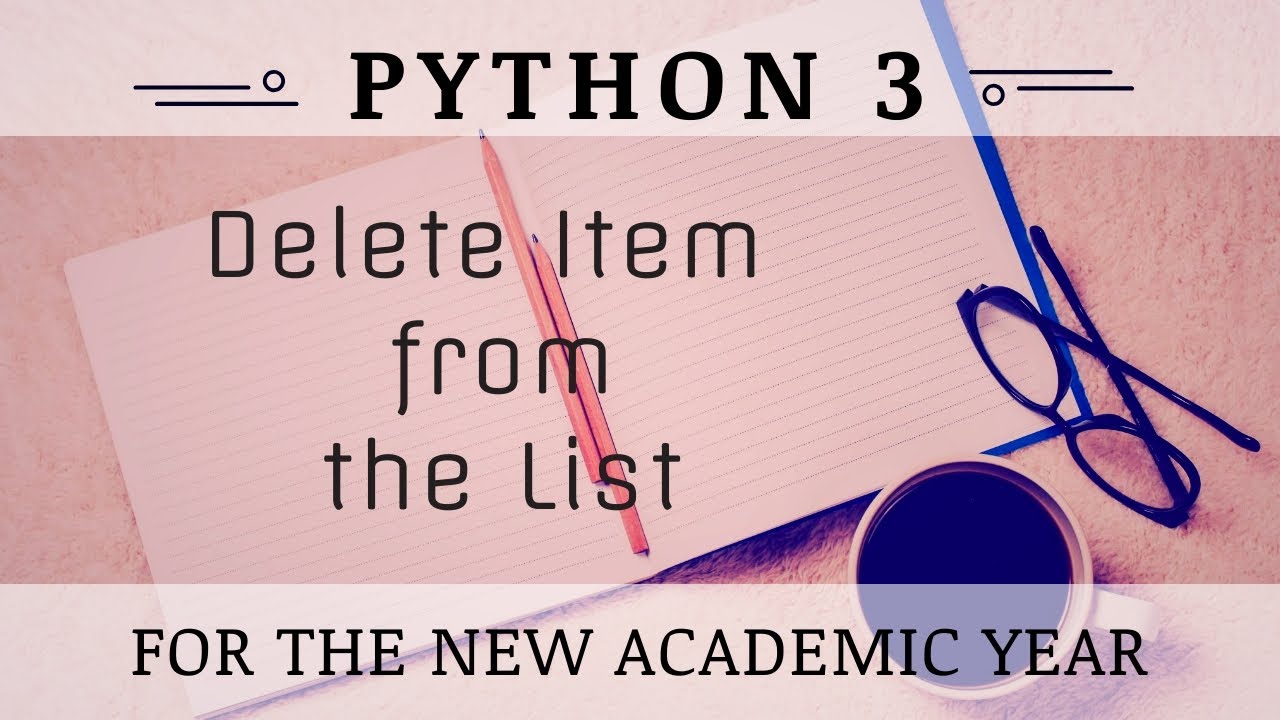 Delete Item From List in python
