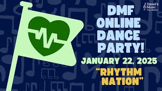 Rhythm Nation Online Dance Party on January 22, 2025