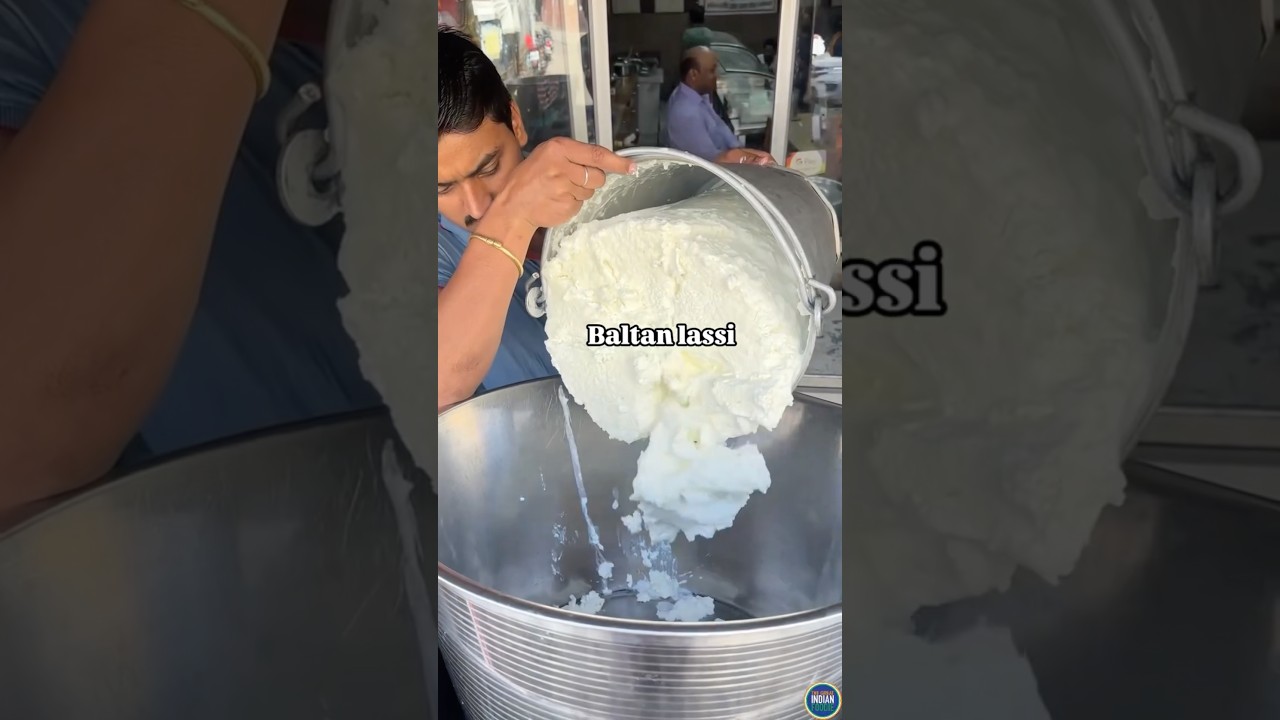Huge Baltan Lassi Making in India// Lucknow Wali Famous Lassi         // #viral #shorts #shortvideo