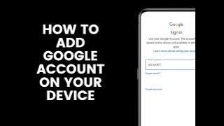 How to Add or Sign In to a Google (Gmail) Account on Your Device Using the Gmail App