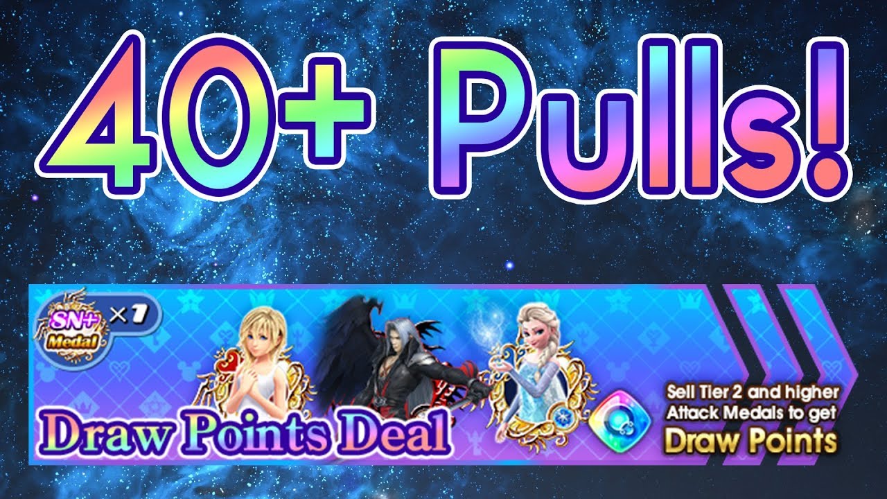*40+ Pulls!* IT'S A TIER 10 GALORE! (Draw Points Deal) | Kingdom Hearts Union X (Cross)