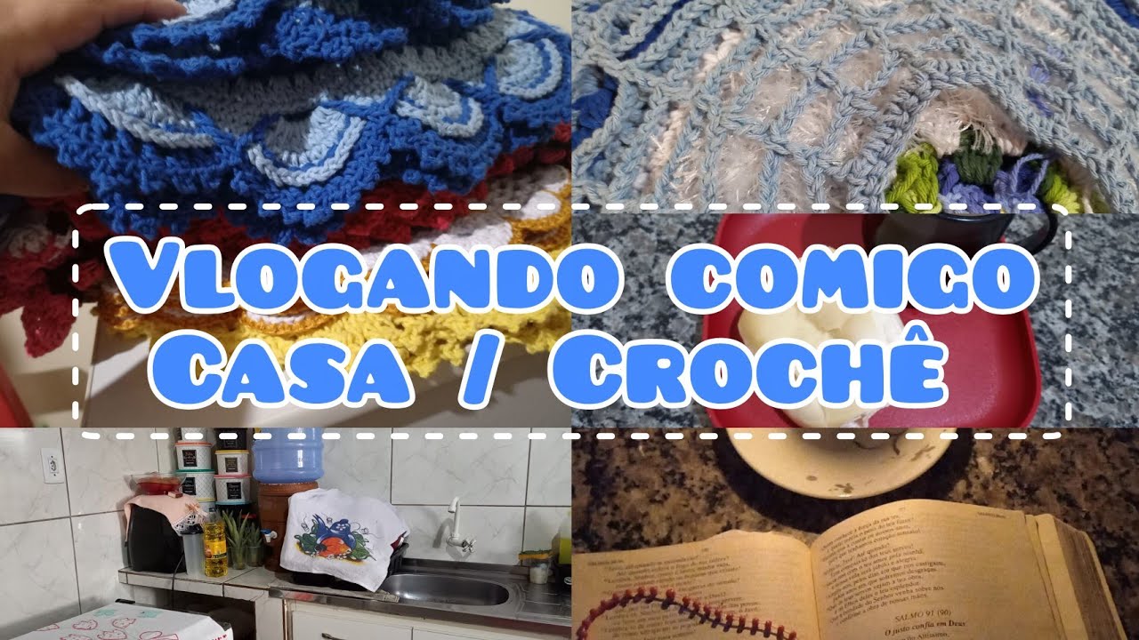 #casaecrochê #vlogderotina Cuidando do lar com amor e concluindo trabalhos que estão inacabados 🧶