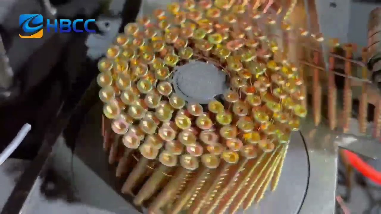 WIRE COLLATED COIL SCREWS Process and Packing