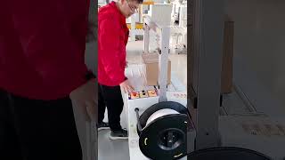 Strapping machine MH 101A #packagingequipment
