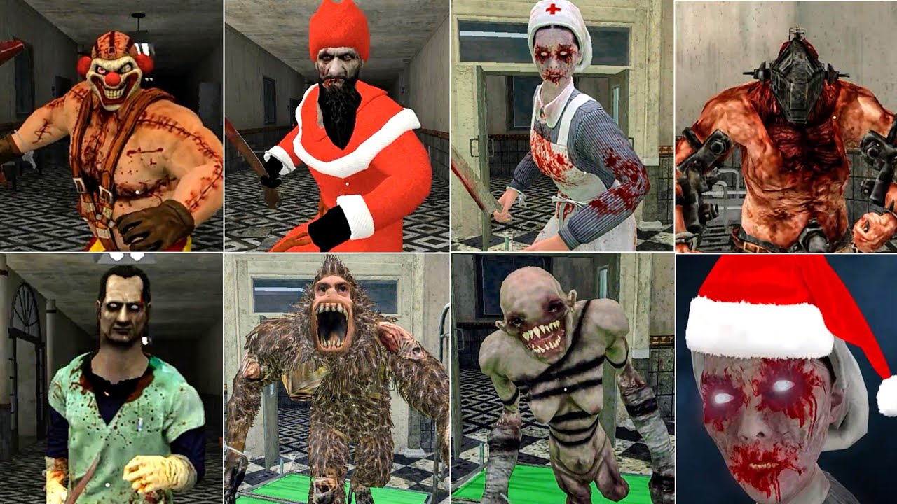 Scary Hospital 3d New Update All Characters Jumpscare