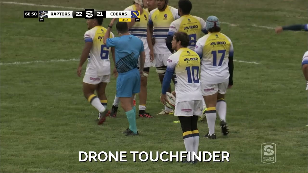 Lucas Tranquez Drone Penalty Touchfinder American Raptors v Cobras XV Infinity Park Colorado 3.17.24