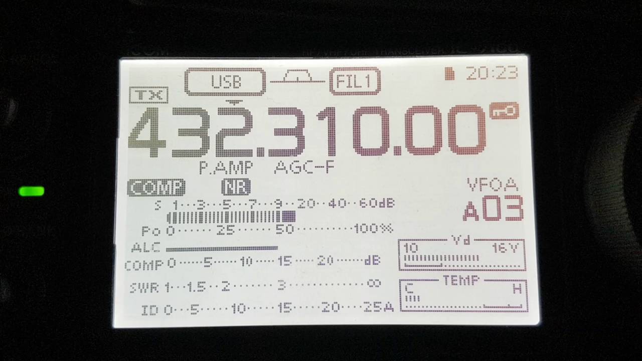 VK3NL background noise on Cas NET 70CM SSB