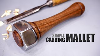 Making A Simple Mallet - Lathe Turning Project by The Small Workshop 4,890,921 views 4 years ago 8 minutes, 58 seconds