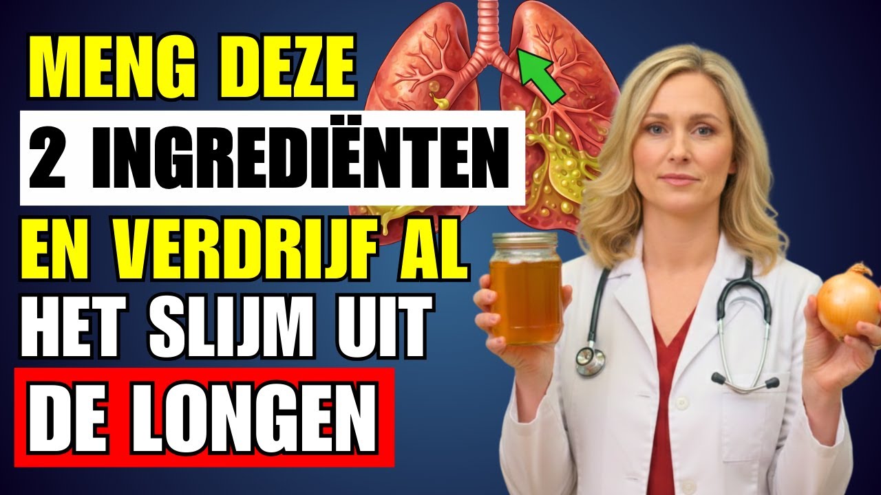 De krachtige NATUURLIJKE SLIMOPLOSSER om al het SLĲM uit de keel en de longen te reinigen!