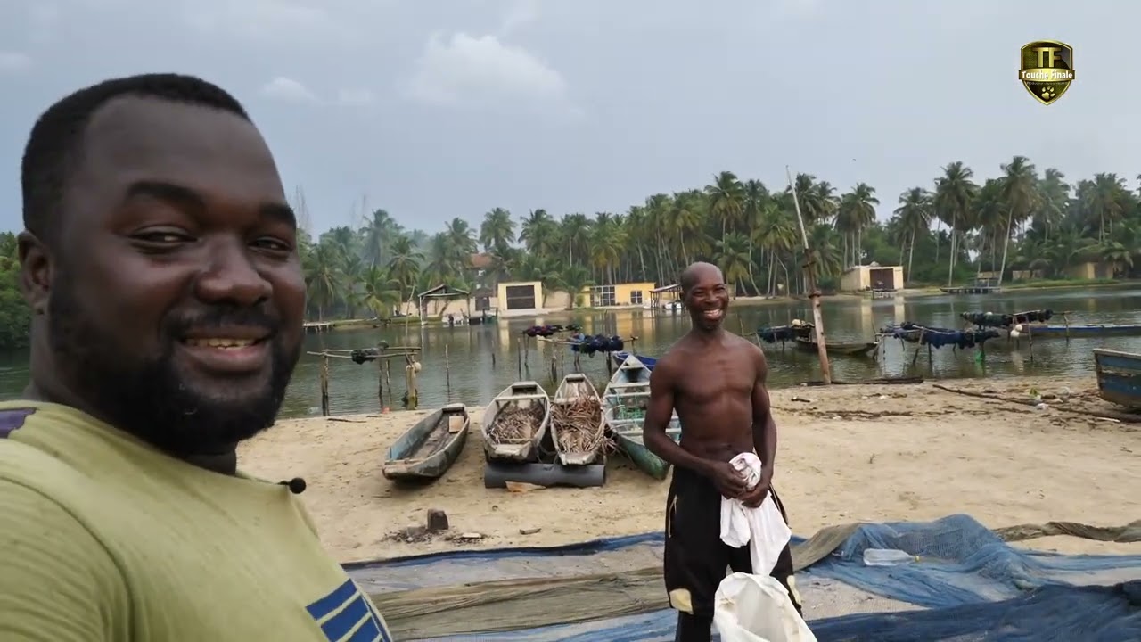 Partie de pêche à Assinie .