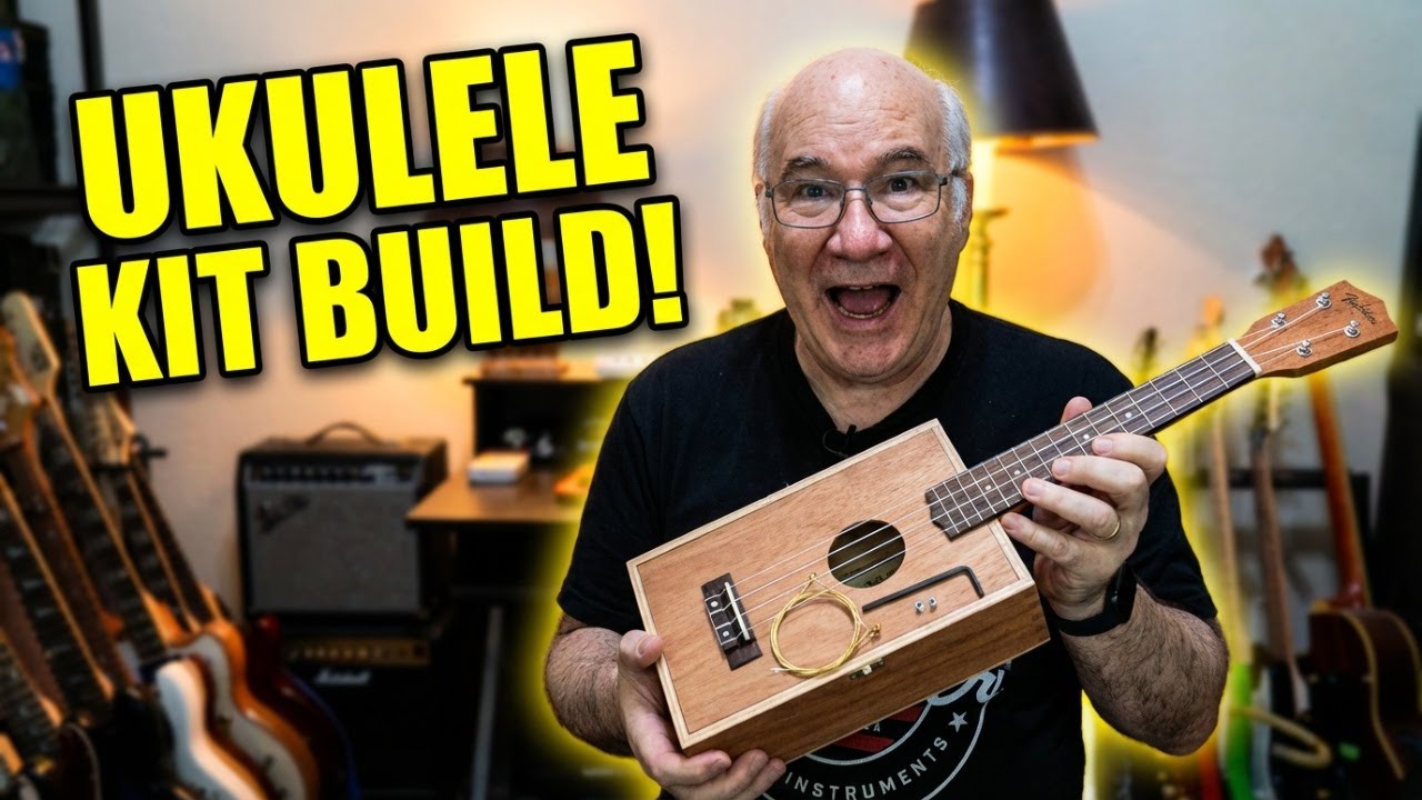 CIGAR BOX UKULELE BUILD START TO FINISH - YouTube