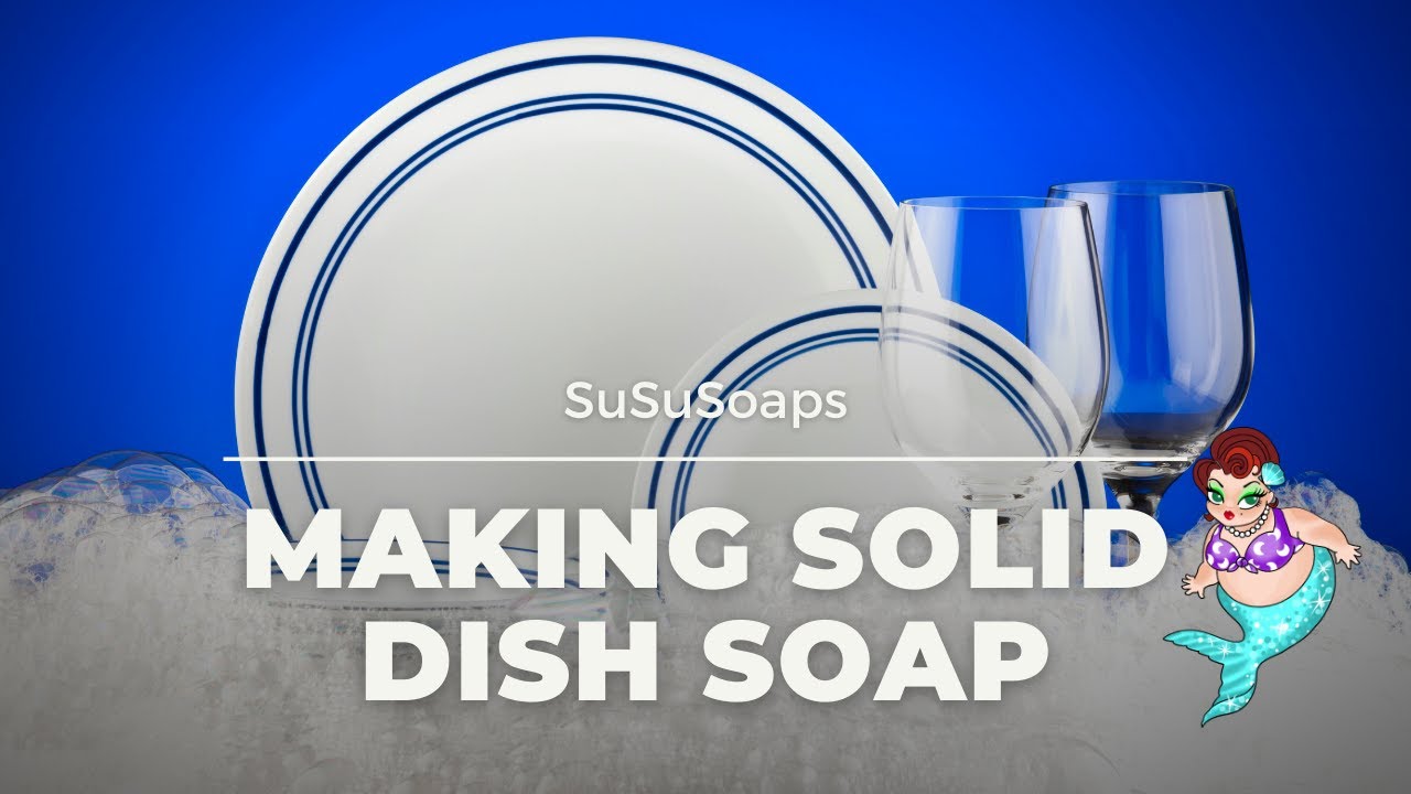Solid Dish Soap with Heat Transfer Method. Citric Acid in Soap and some