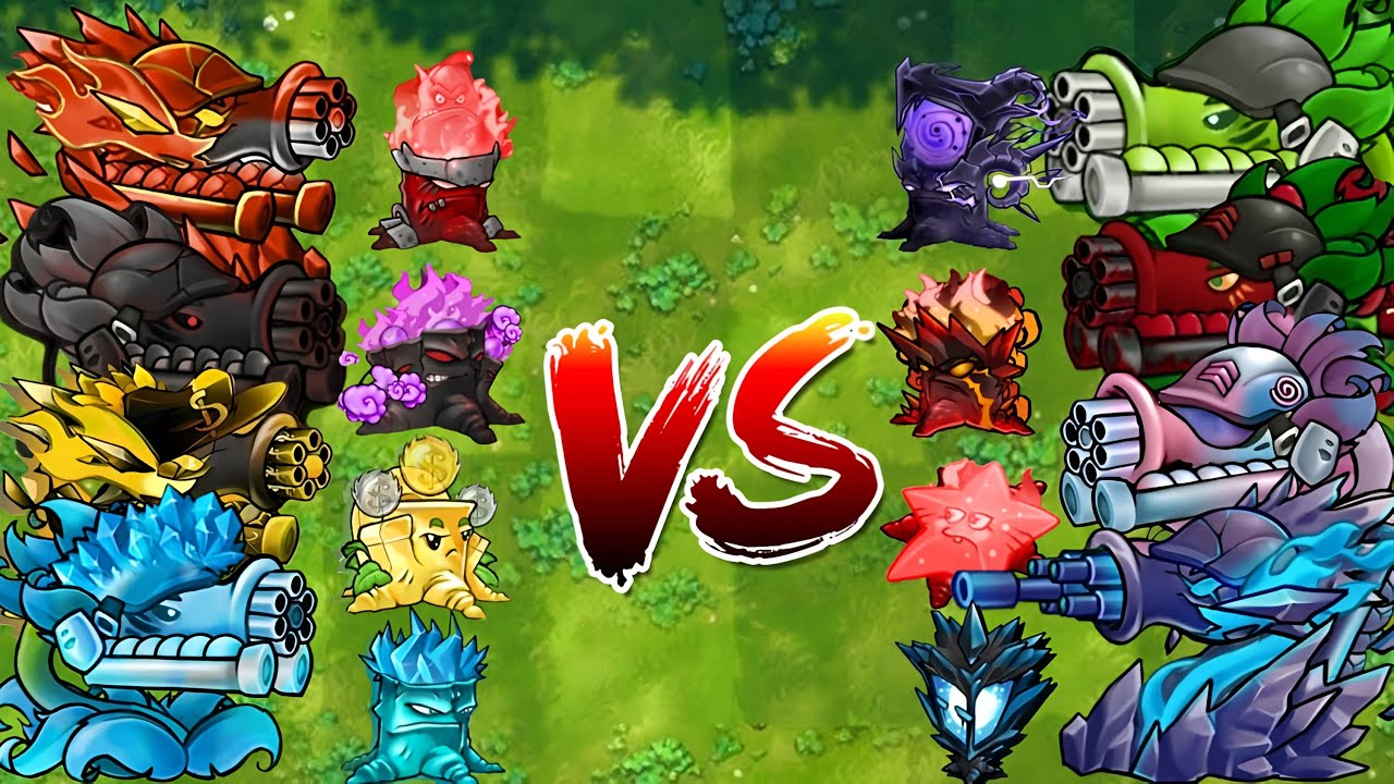 PVZ 1 Fusion 3.2 Challenge！Ultimate machine gun+Torchwood PK, who will win？