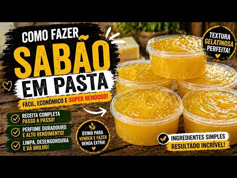 HOW TO MAKE PASTE SOAP