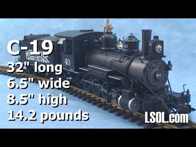 Garden Trains: UnBoxing - Bachmann Spectrum 1:20.3 C-19 Steam