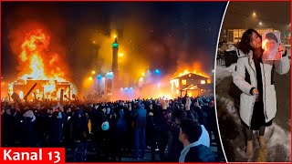 Küçələr Alov İçi̇ndə İranda Etirazçılar Məscidləri, Hökumət Binalarını Və Polis Bölmələrini Yandirdi