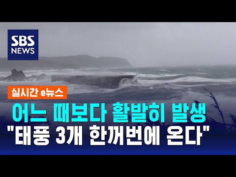 &quot;9호는 중국, 10호는 일본으로&quot;…가을태풍 11호도 온다 / SBS / 실시간e뉴스
