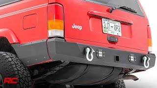 Jeep Cherokee XJ Rear LED Bumper by Rough Country