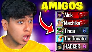 Mi Lista de amigos en Free Fire